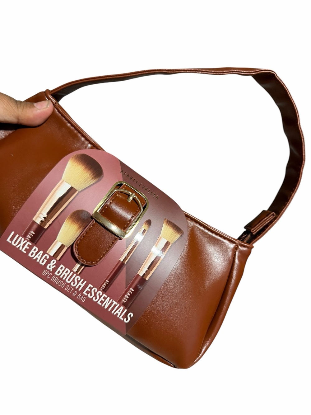 Luxe  Bag with 6pc Brush Set